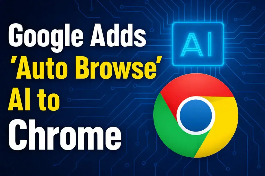 Google Adds Auto Browse AI to Chrome