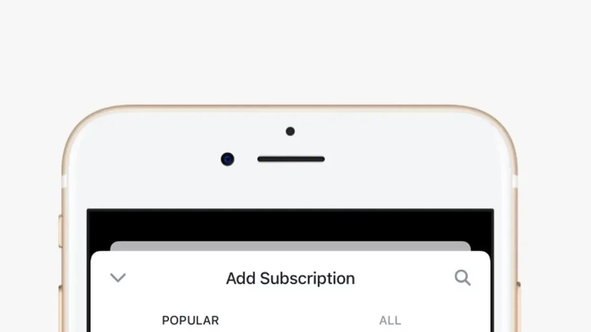 A long list of monthly subscription charges shown on a phone